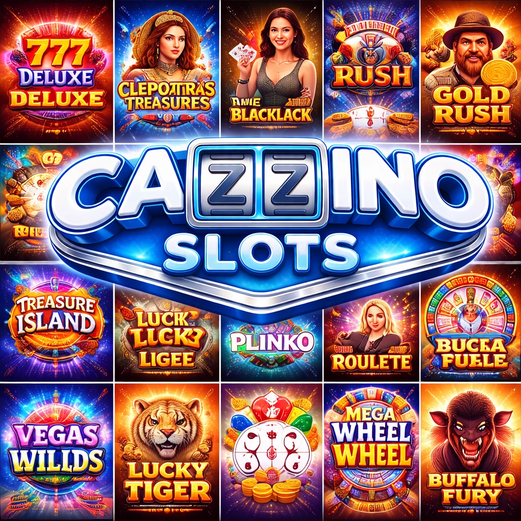 CazzinoSlots Casino rozhraní